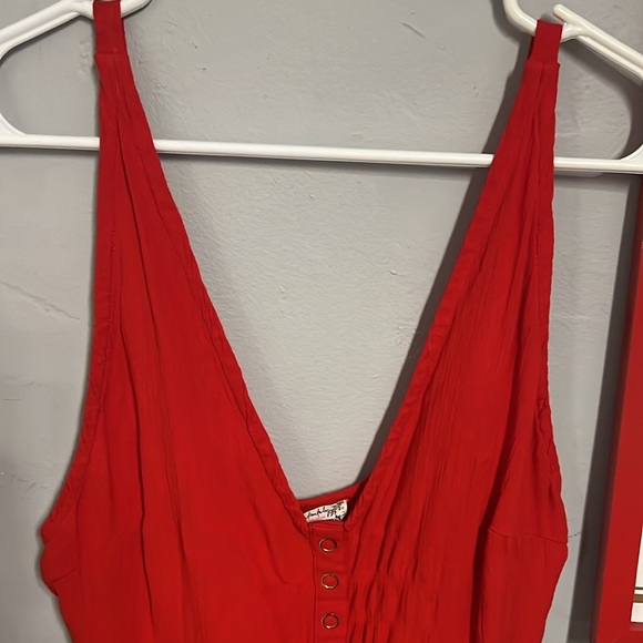 ⭐️ Free people Red body suit - Picture 2 of 5
